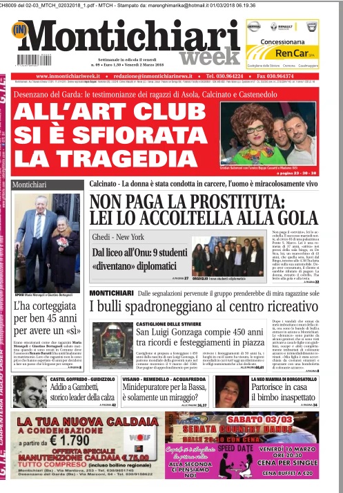Il settimanale Montichiari Week è in edicola
