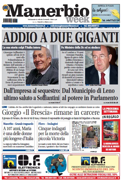 ManerbioWeek in edicola il numero del 16 marzo