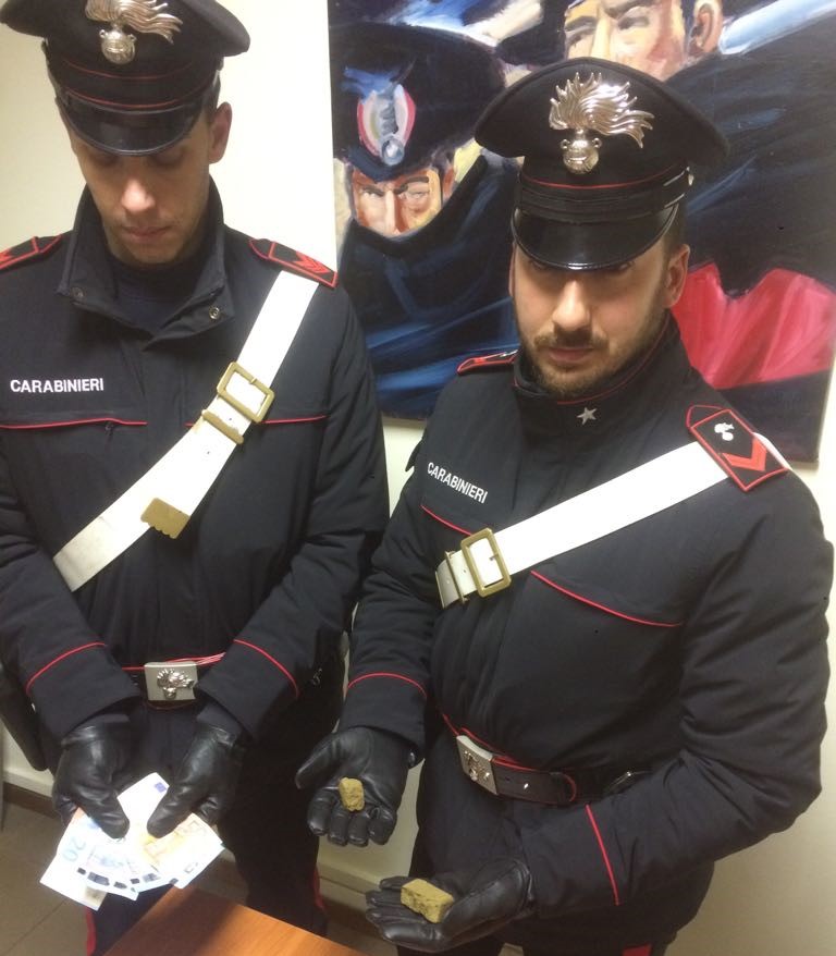 Puegnago, arrestato ventenne per spaccio