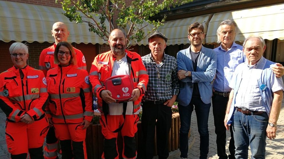 Rsa Orzinuovi da ieri ha il suo defibrillatore