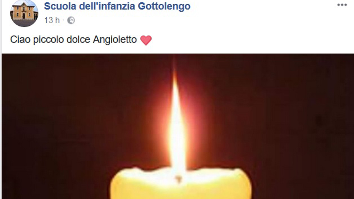 Bimba di quattro anni muore per otite