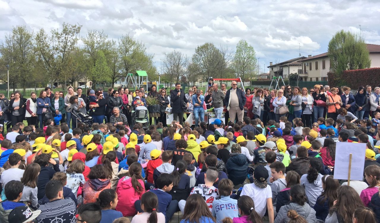 Giochi e allegria alla Festa dell’albero di Orzinuovi