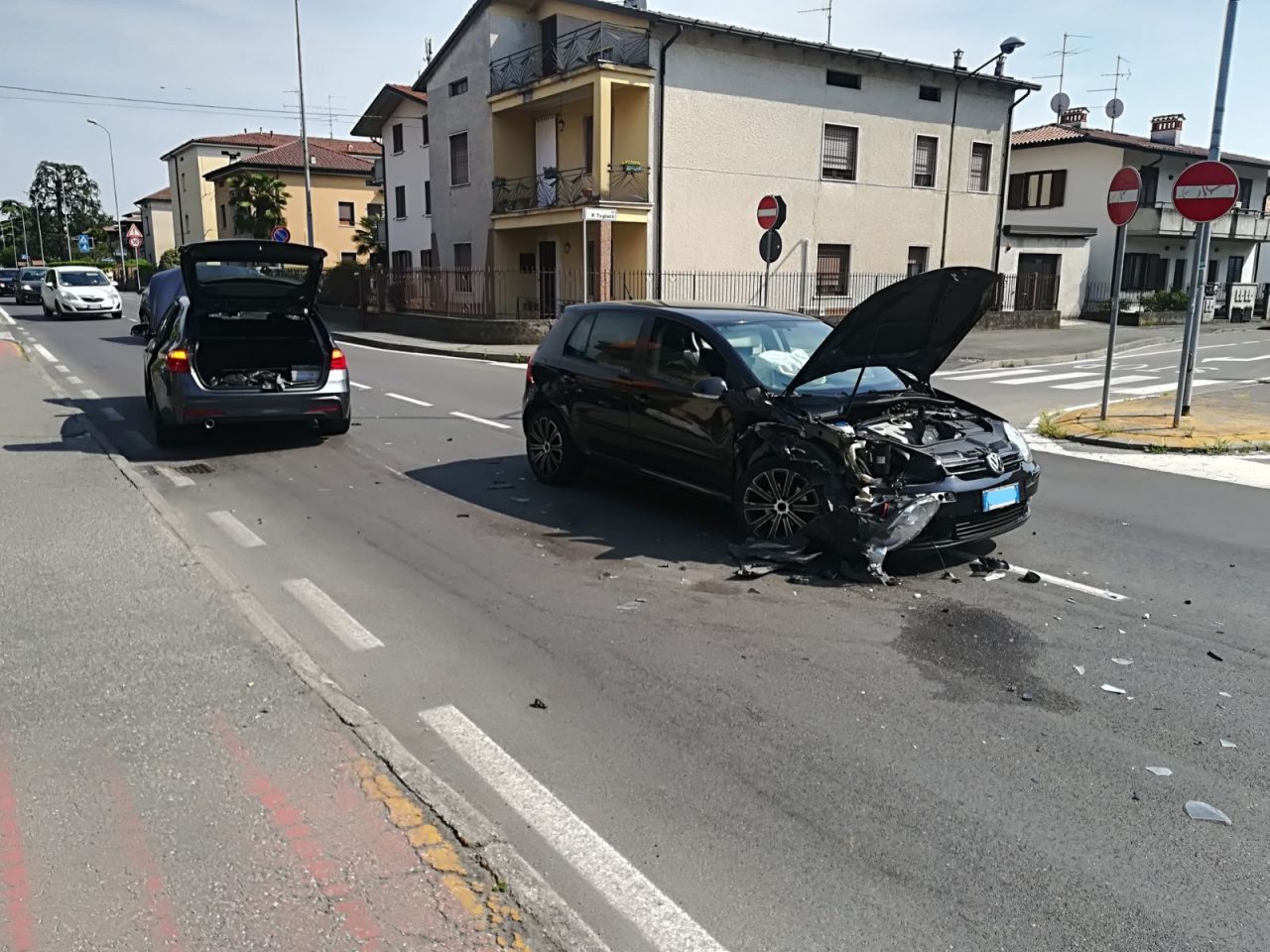 Incidente a Roncadelle ma nulla di grave