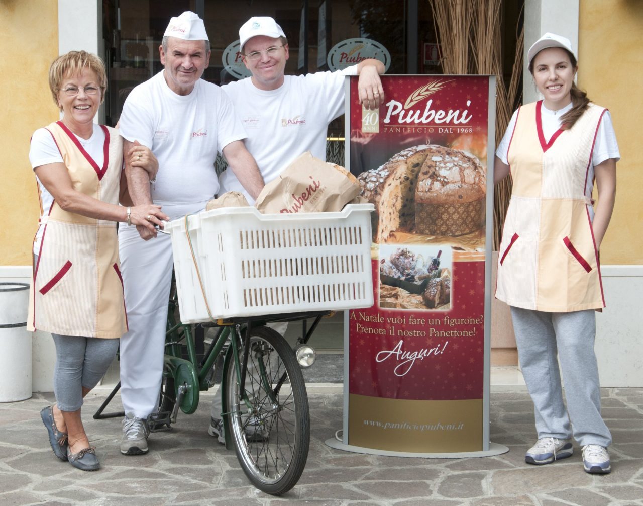 Il panificio Piubeni festeggia 50 anni.