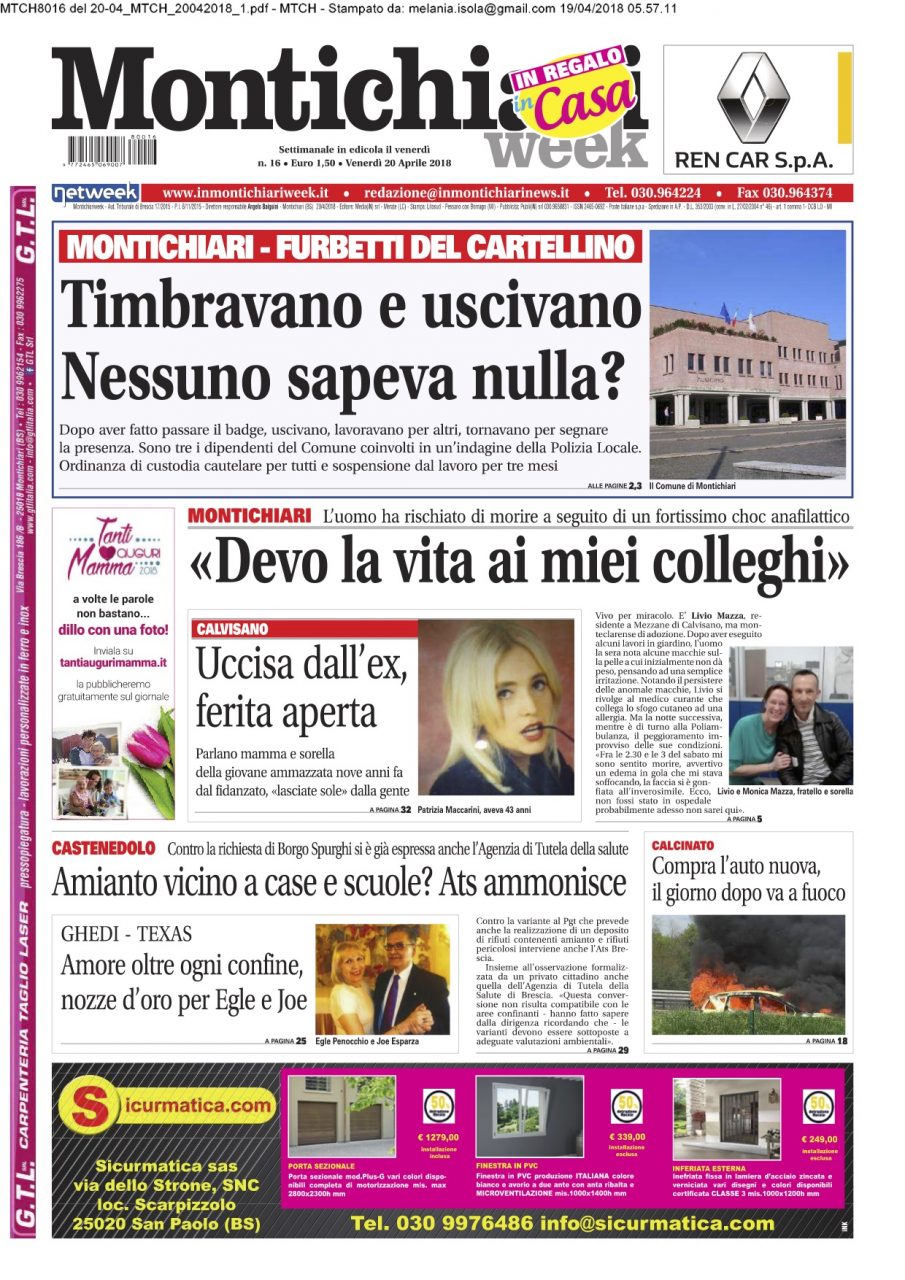 Il settimanale Montichiari week è in edicola