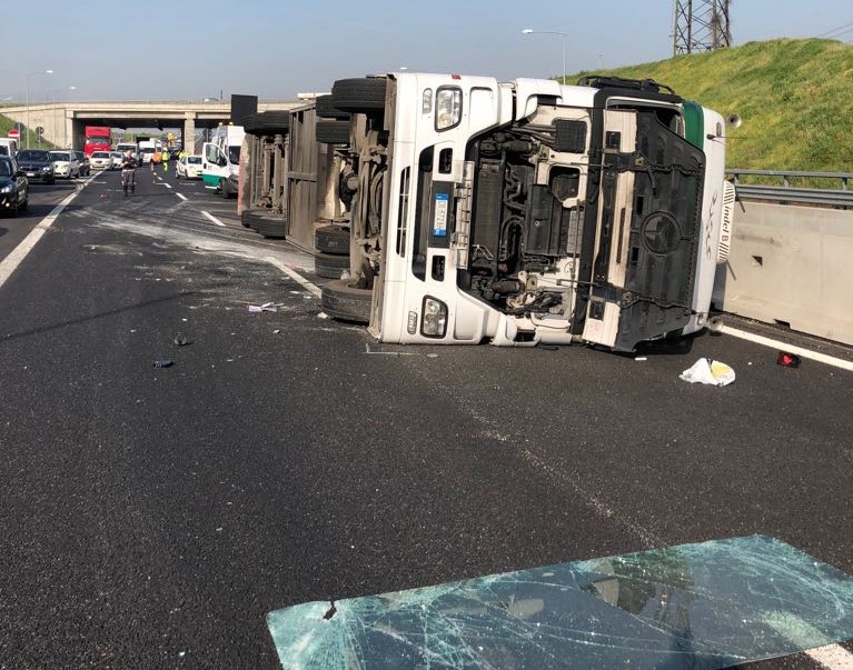 Incidente Brebemi, chiusa la A35 direzione Brescia