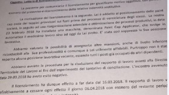 Licenziato da un robot operaio disabile