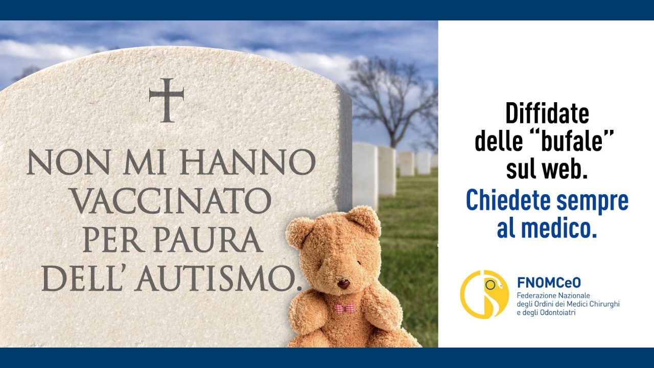 Fake news salute: la campagna choc dell’Ordine dei Medici