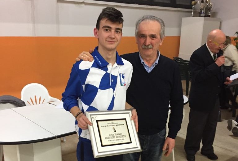 Alessandro Bertocchi campione con le bocce
