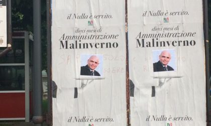 Vandalismo e polemiche sui manifesti del Pd a Desenzano