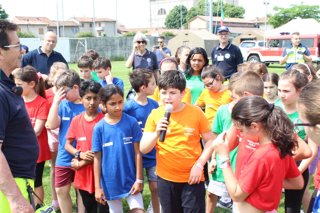 A Barbariga campo scuola con la Protezione Civile