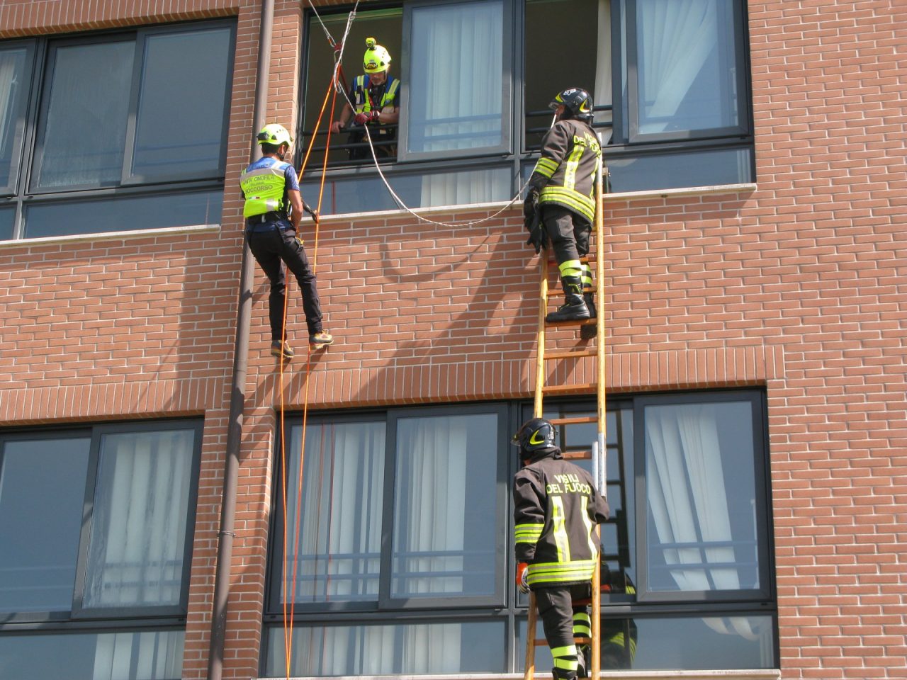 Protezione Civile in simulazione a Ospitaletto