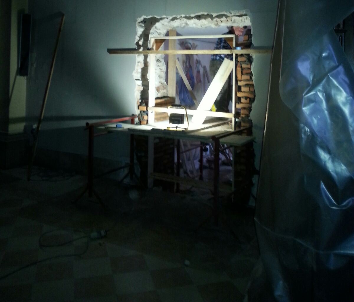 Abuso edilizio in chiesa a Rudiano