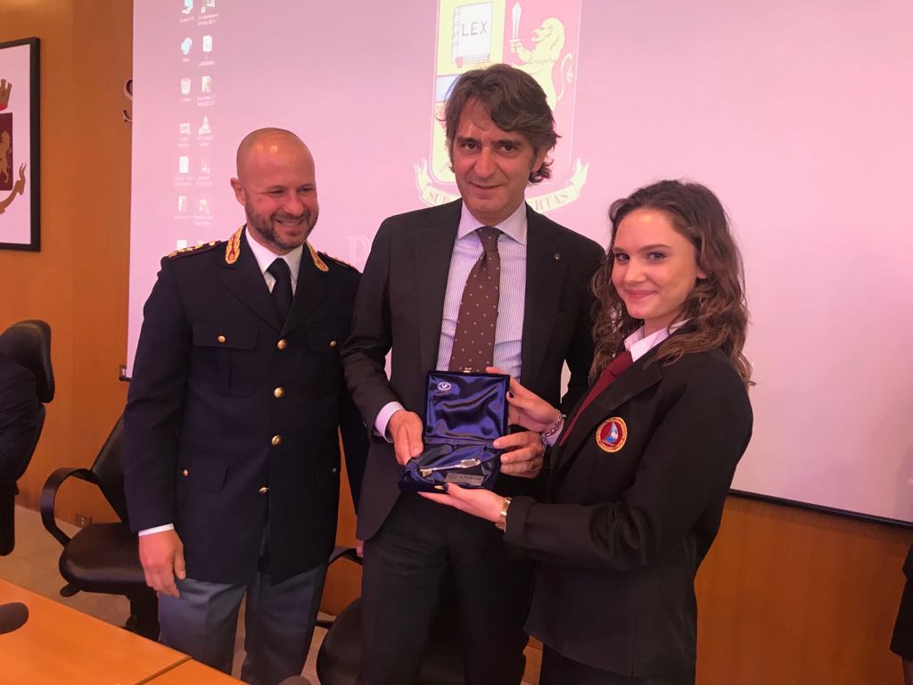 Al sindaco la chiave d’argento della legalità