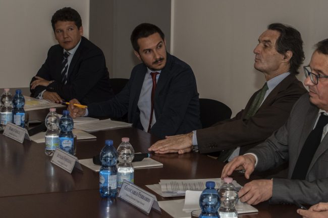 Il Governatore Fontana a tutto campo nella sede di Netweek VIDEO