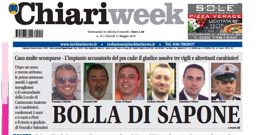 ChiariWeek in edicola il numero dell’11 maggio