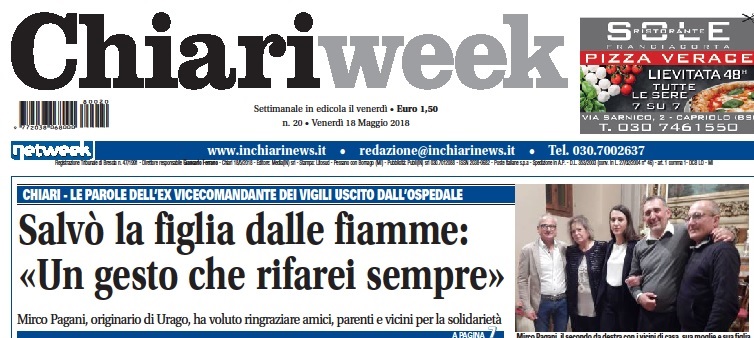 ChiariWeek in edicola il numero del 18 maggio