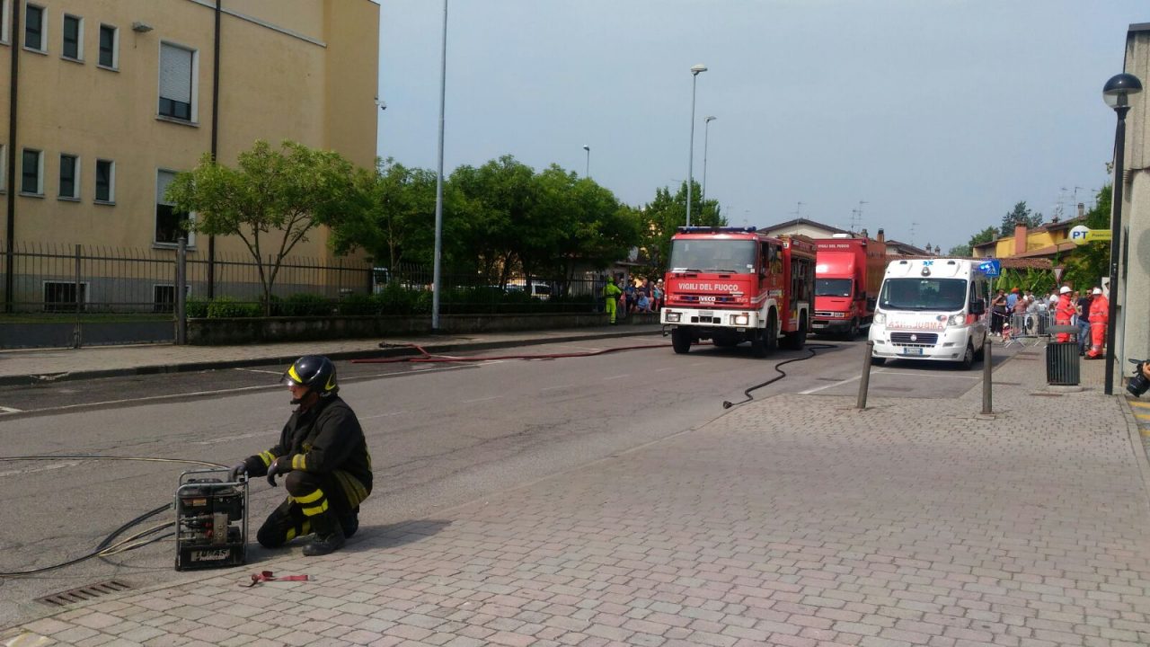 protezione civile gottolengo in esercitazione