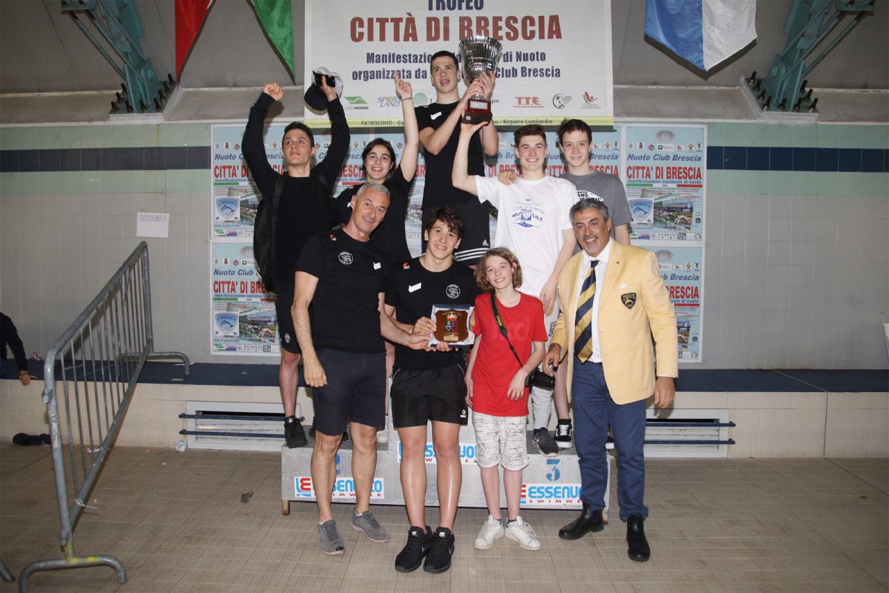 Trofeo Città di Brescia sul podio nuotatore della provincia