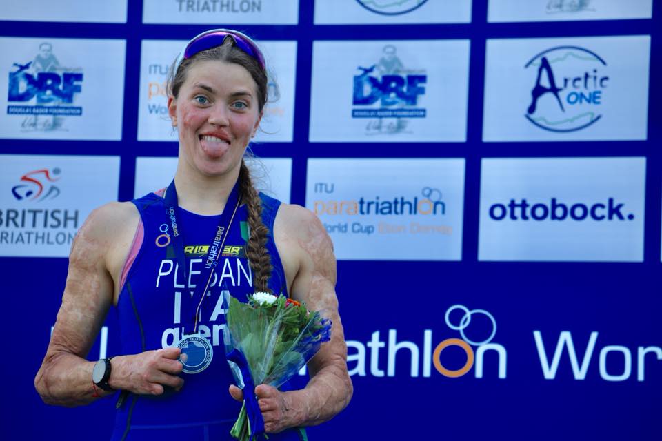 Orgoglio palazzolese Veronica campionessa di paratriathlon