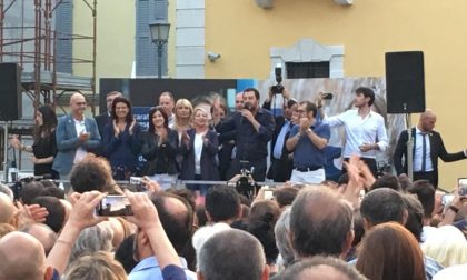 Amministrative 2018, Salvini a Brescia: "Ridiamo speranza alla città e all'Italia"