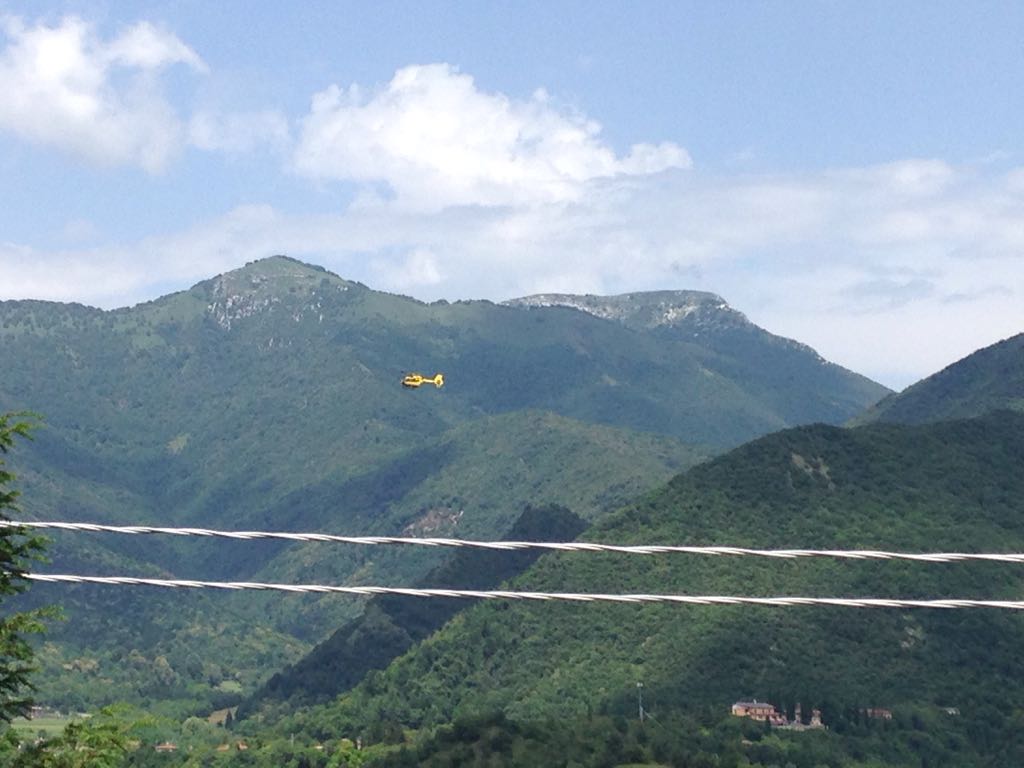 Frana alla Valle delle Cartiere: ferito il vice comandante della Polizia