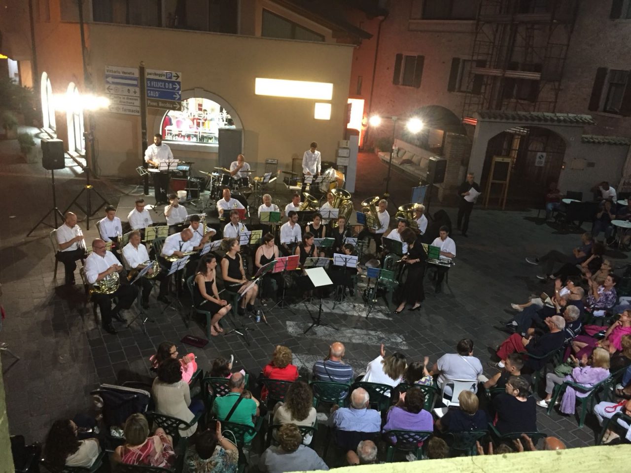 Questa sera il concerto della banda di Manerba