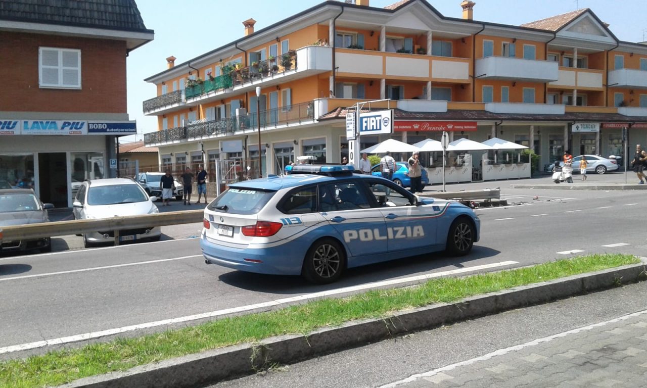 Incidente auto-moto a Rovato