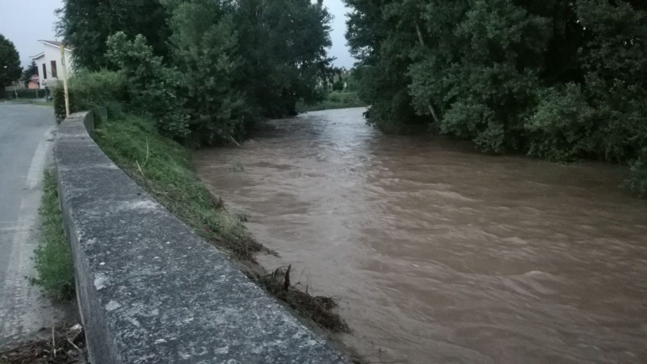 Allerta fiume Chiese. Nottata operativa per la protezione civile