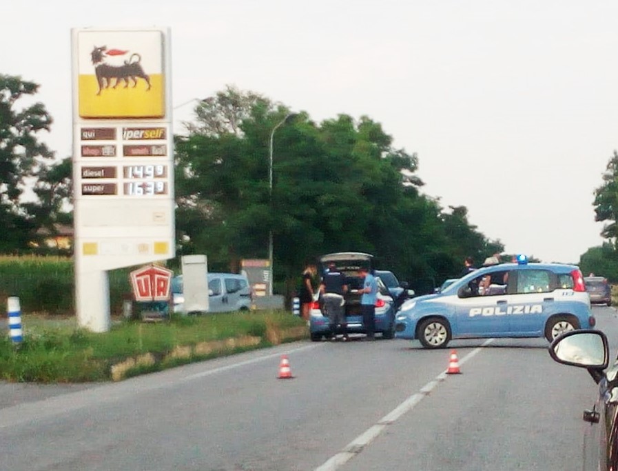 Scontro auto-moto sulla Spbs668 a Montichiari