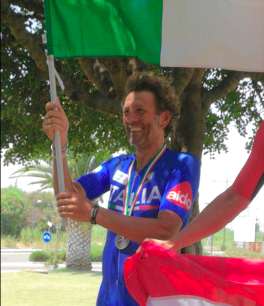 Europei di ciclismo per trapiantati: Manenti è sul podio nella cronometro