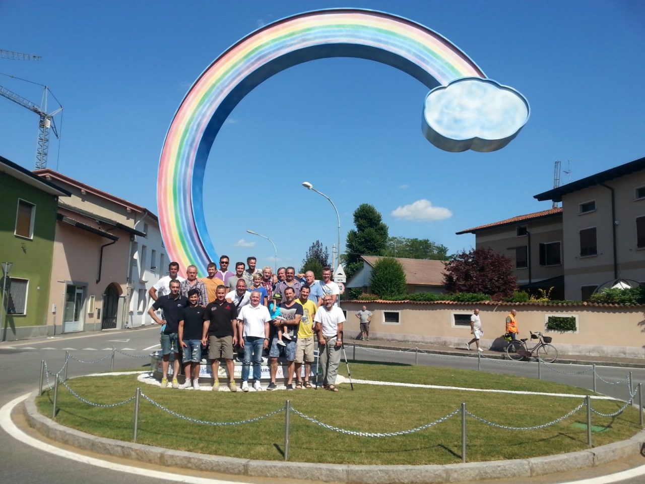 Nuova rotonda a Rudiano prende forma – LE FOTO