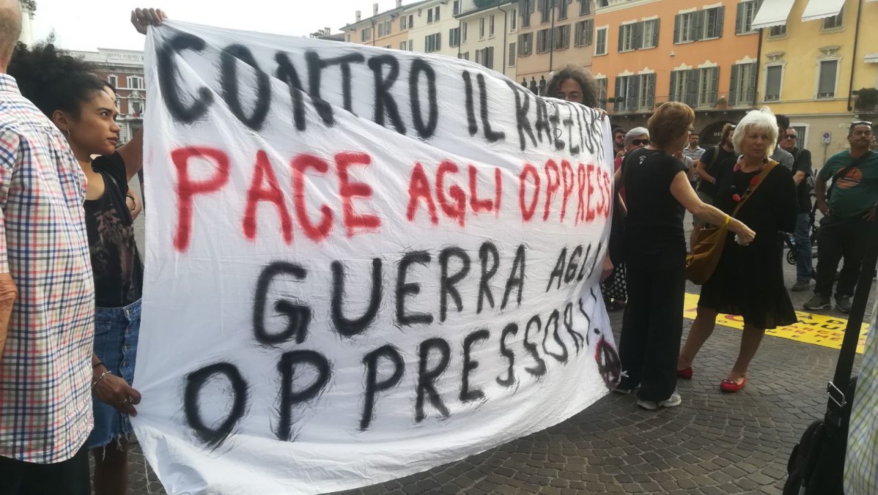 Aquarius protesta Brescia