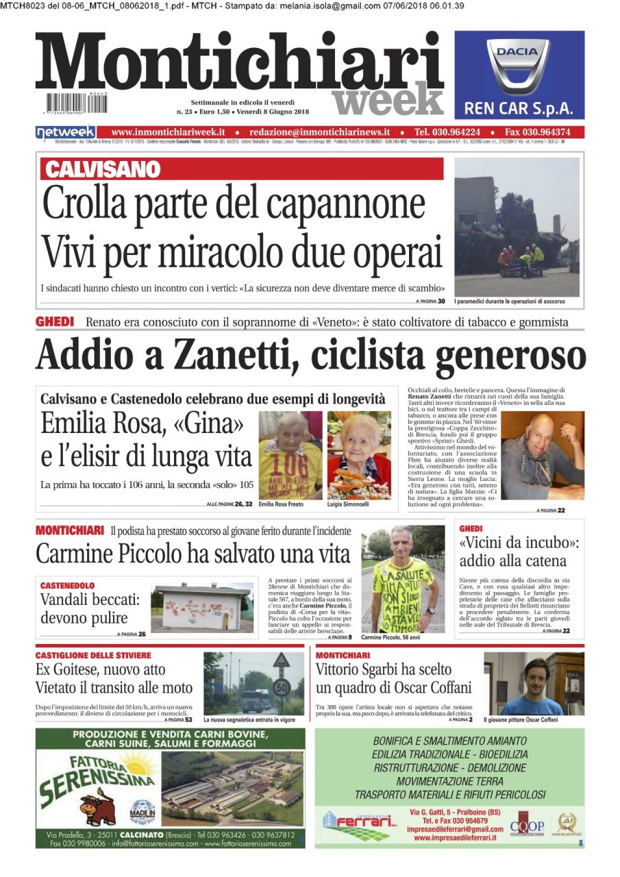 Montichiari week è in edicola