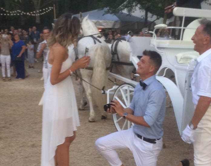 Proposta di matrimonio alla festa del Sorriso di Bedizzole IL VIDEO