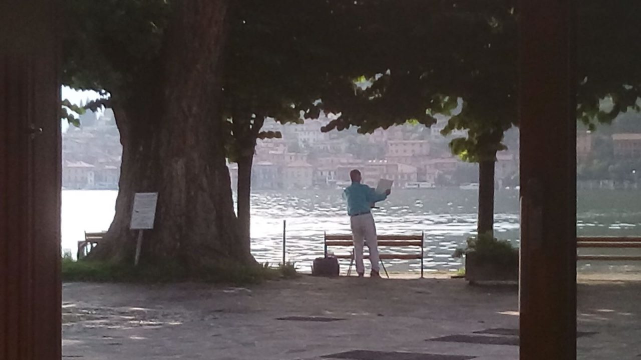 Reali del Belgio in Franciacorta, avvistato re Filippo che dipinge