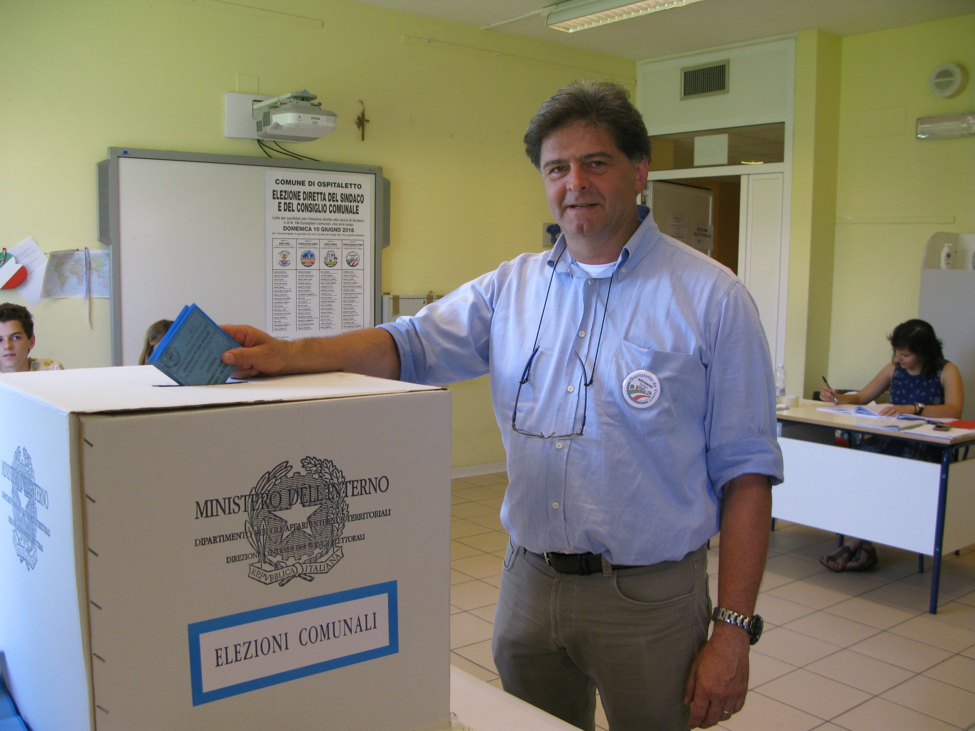 comunali Ospitaletto - Il candidato sindaco Giuseppe Antonini - Ospitaletto da Vivere