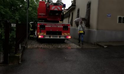 Fulmine colpisce osteria di Rovato