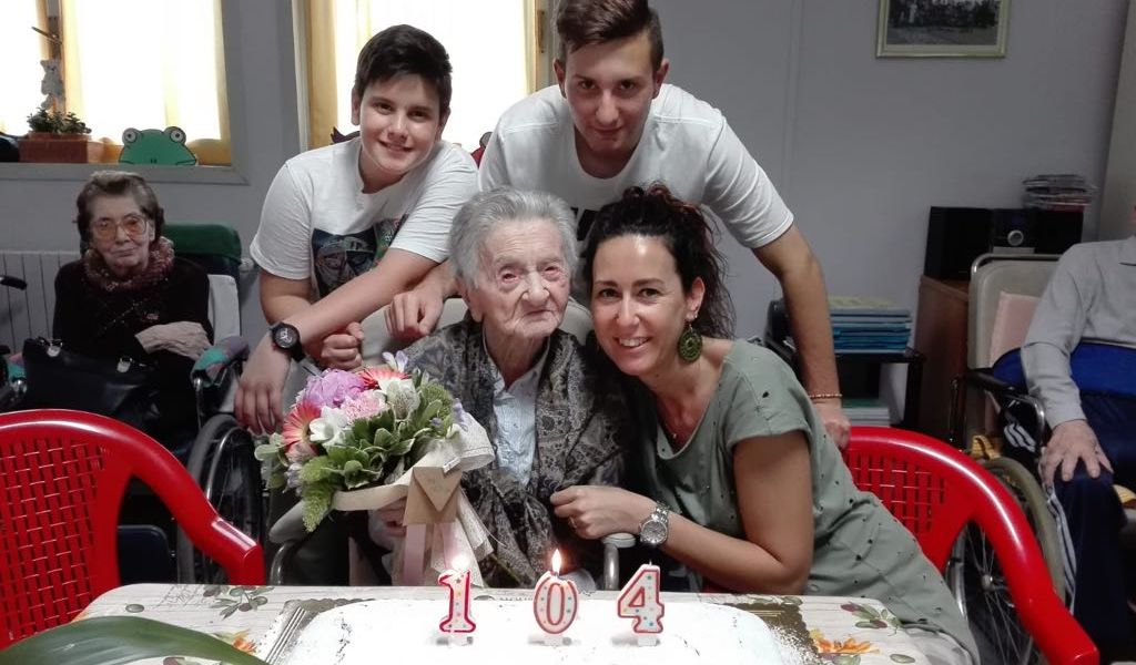La pontogliese nonna Agostina ha spento 104 candeline