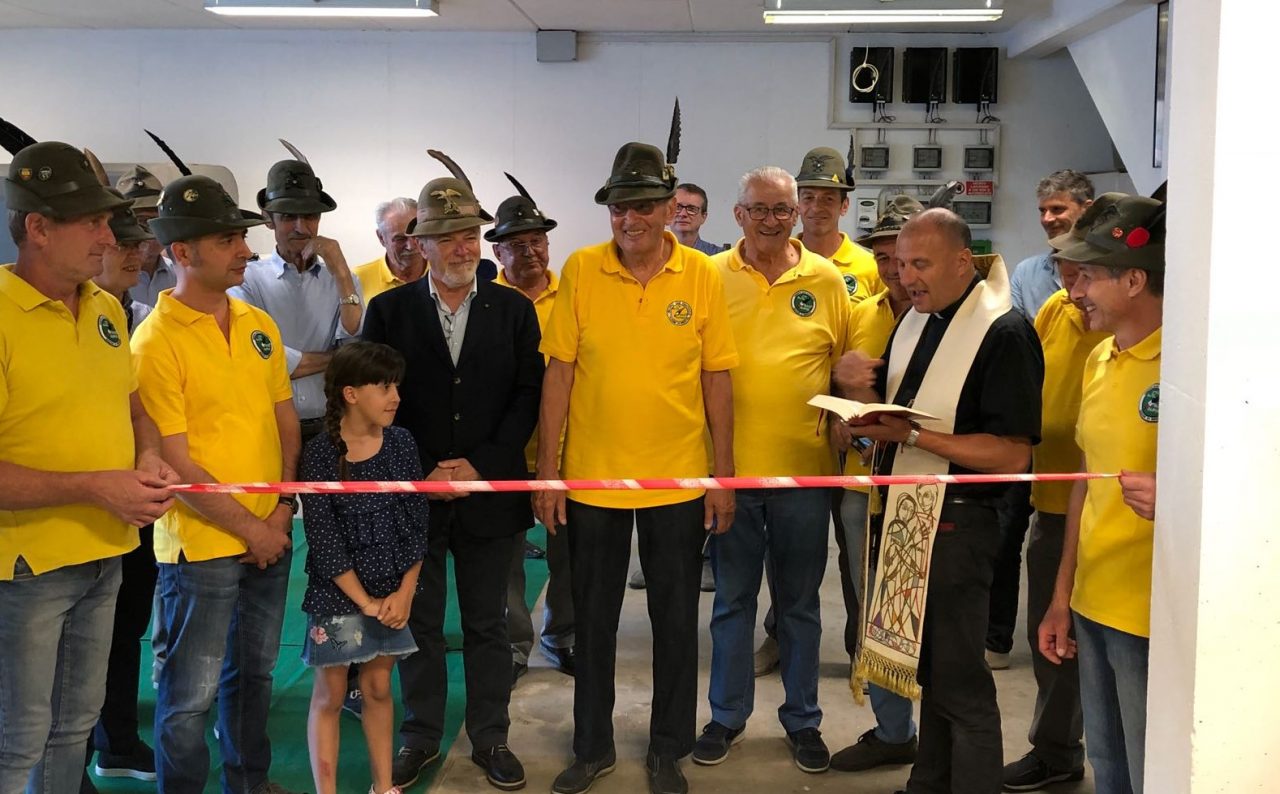 Inaugurato magazzino degli Alpini di San Pancrazio IL VIDEO