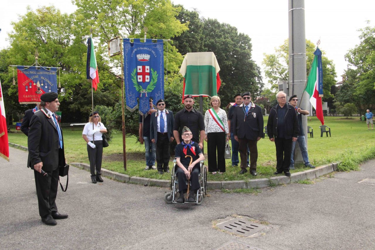 A Bagnolo intitolato il parco di via Bonomelli ai Fanti d’Italia
