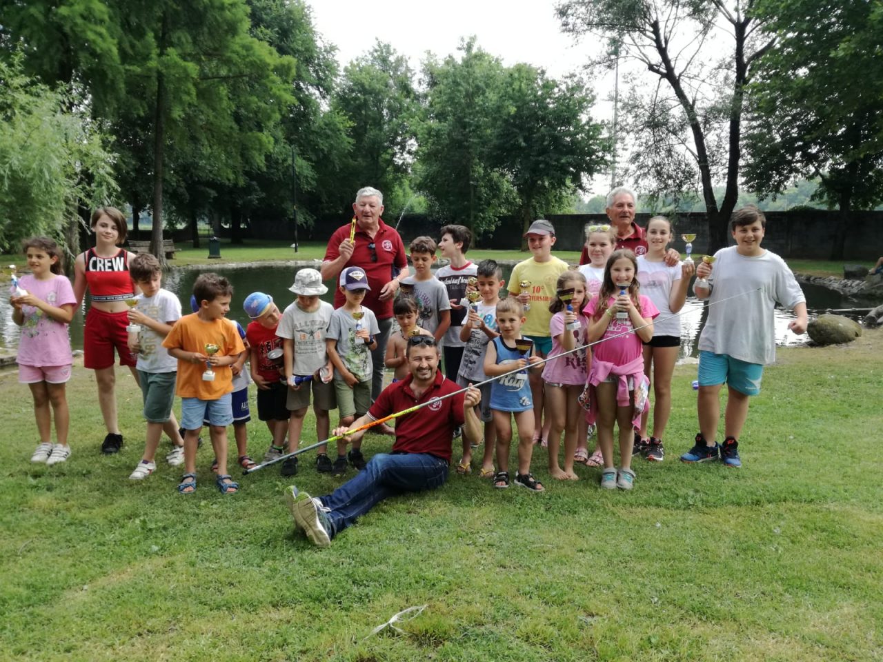 Gara di pesca per i bimbi di Coccaglio