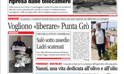 Gardaweek è in edicola. La prima pagina edizione bresciana