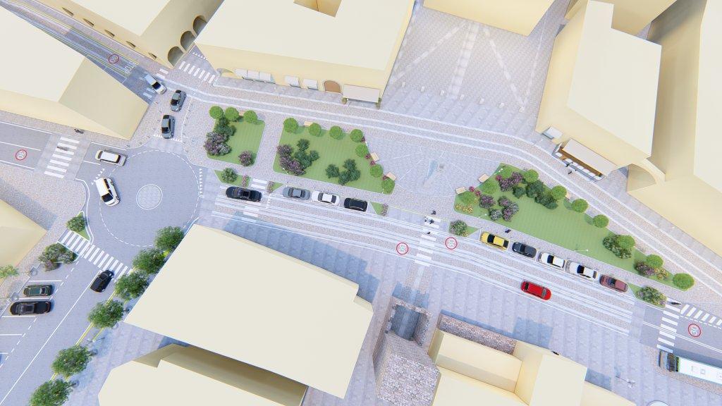 Piazza quasi finita a Coccaglio: riaprirà in una settimana