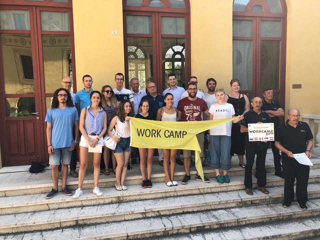 Volontari da tutta Europa a Palazzolo con il Work camp