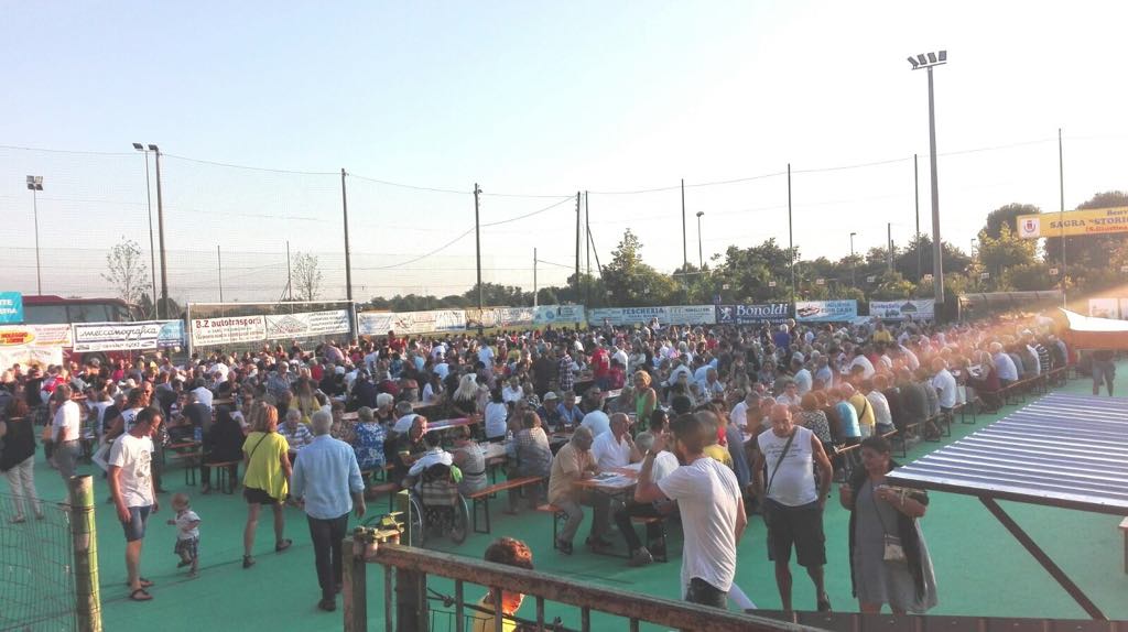 Gran finale per la sagra delle frazioni nel centro sportivo di Santa Giustina