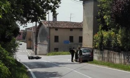 Scontro auto-moto a Vighizzolo di Montichiari