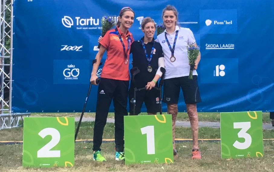 Campionati europei Veronica medaglia di bronzo nel paratriathlon