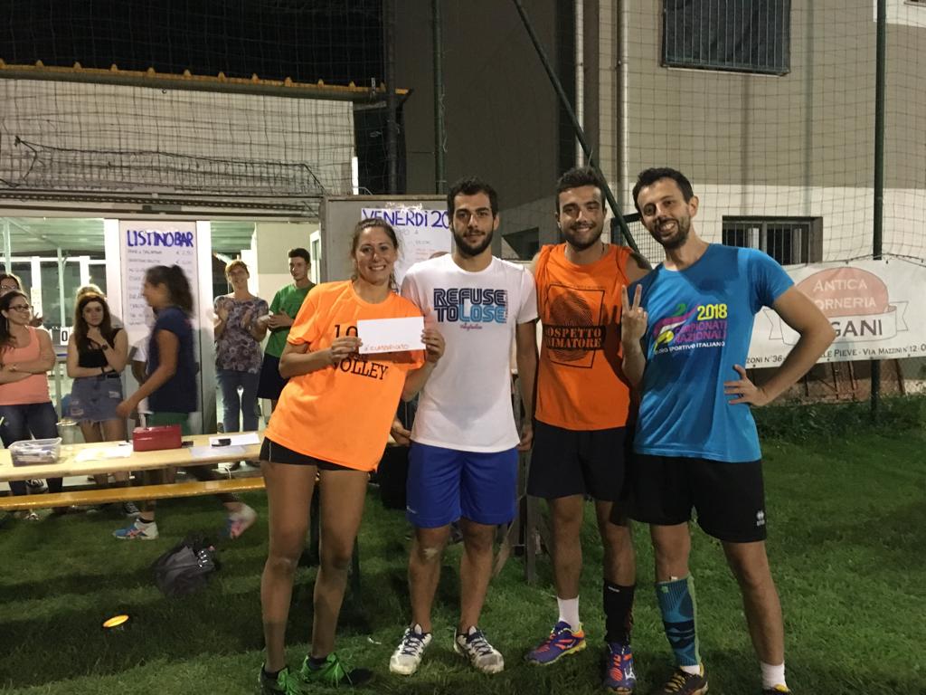 Il torneo Green volley ha illuminato Corticelle