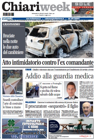 ChiariWeek, in edicola il numero del 27 luglio